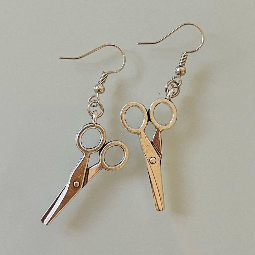 Handmade Scissor Earrings